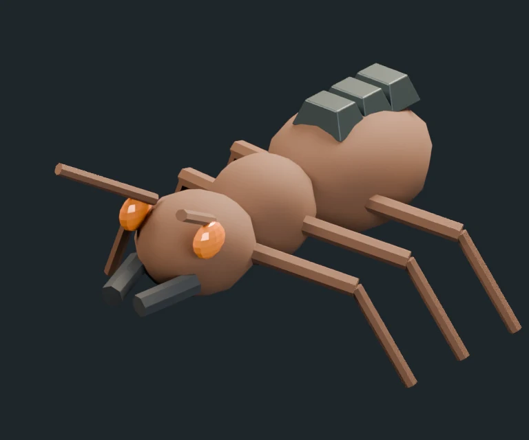 Giant Ant, final Blender render