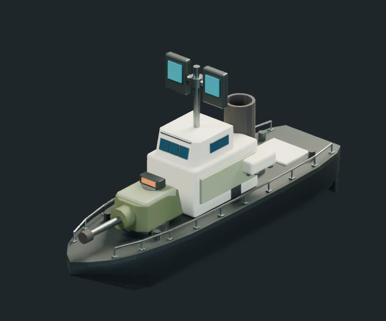 Destroyer, final Blender render
