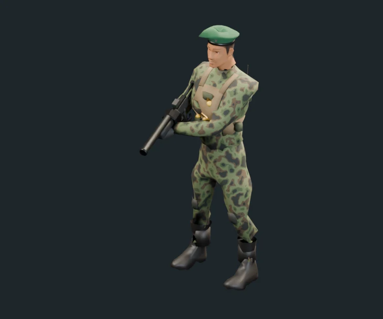Jackson, final Blender render
