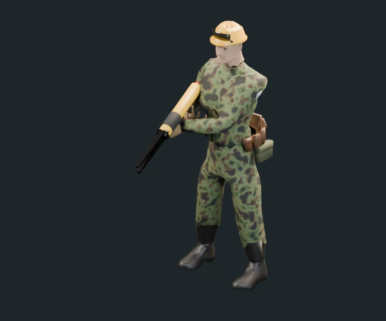 Engineer, final Blender render