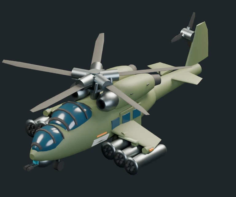 Hind, final Blender render