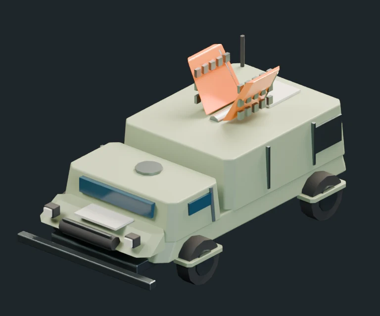 Husk (Mobile Gap Generator), final Blender render