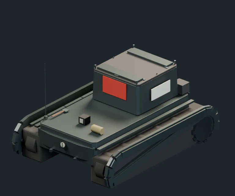 AP Minelayer, final Blender render