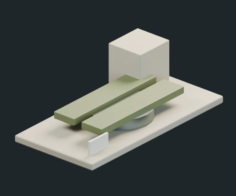 Fake Missile Silo, final Blender render