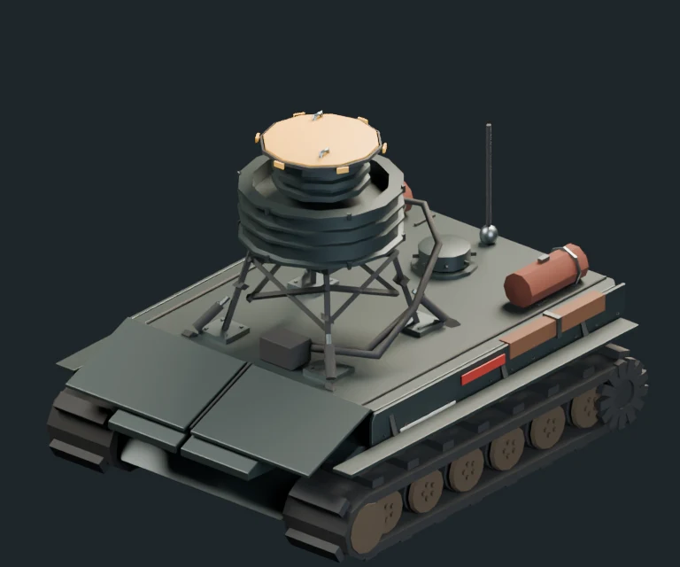 MAD Tank, final Blender render