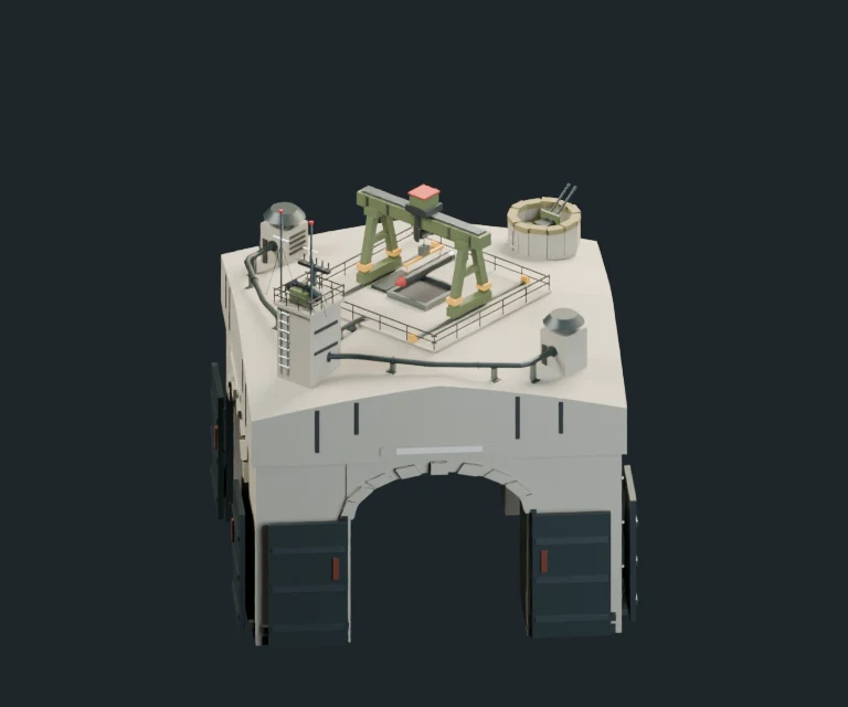 Sub Pen, final Blender render