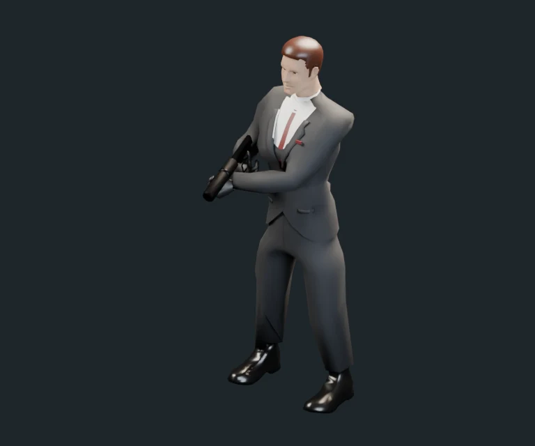 Spy, final Blender render